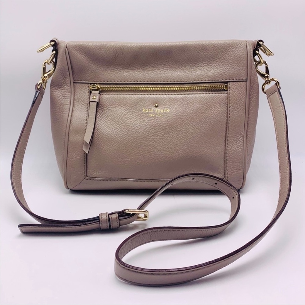 Kate Spade Gray Leather Crossbody/Shoulder Bag
